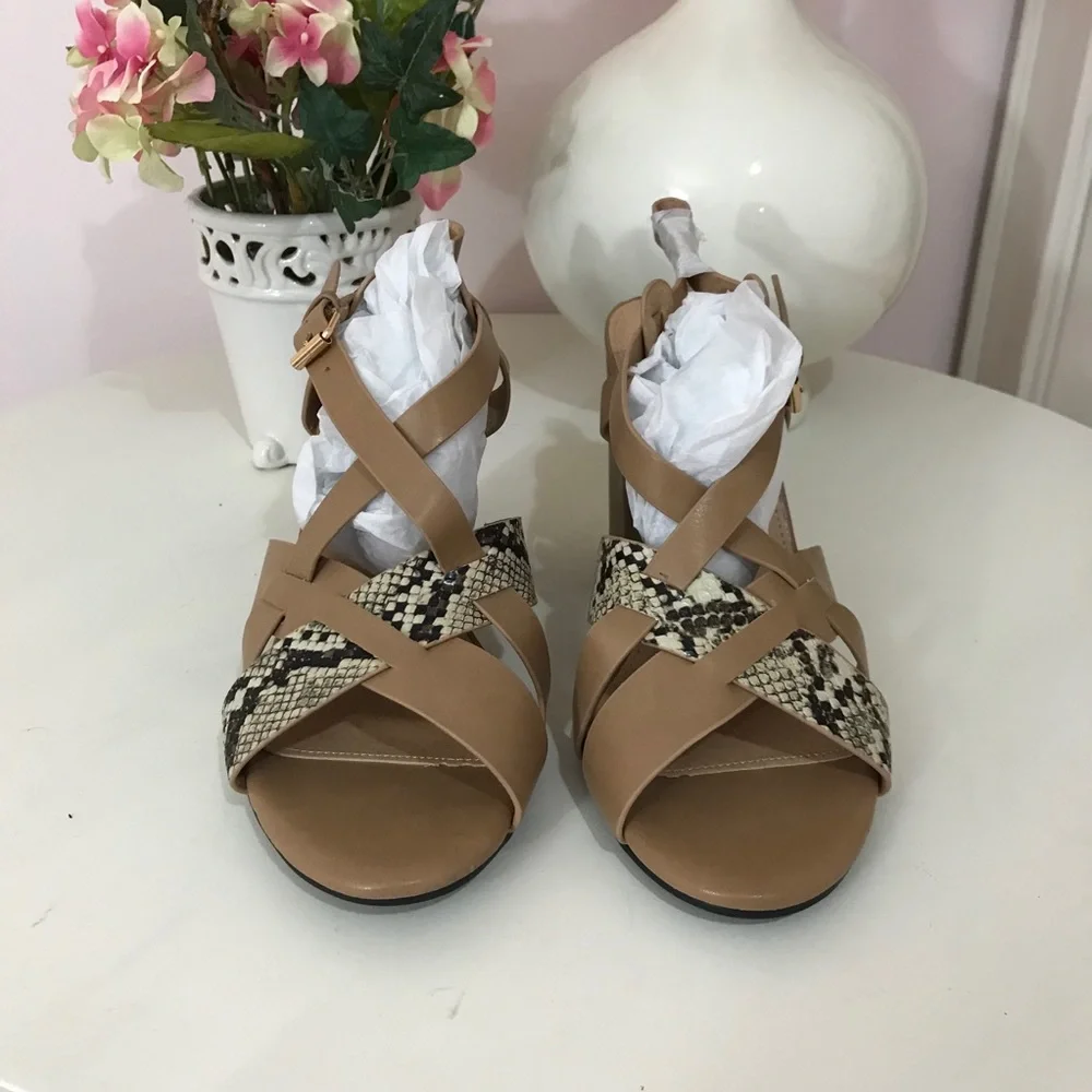 Ashley stewart strappy sandals